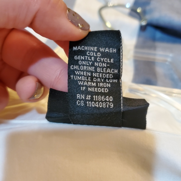 Lane Bryant white button up blouse size 20W - Picture 3 of 5